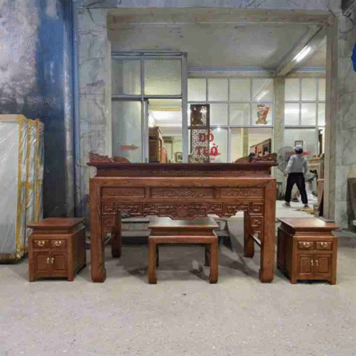 Án Gian/Bàn Thờ Chung Cư Gỗ Sồi AGBT07