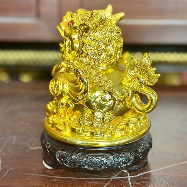 Tỳ Hưu Phong Thủy Đế Xoay Vàng Kim