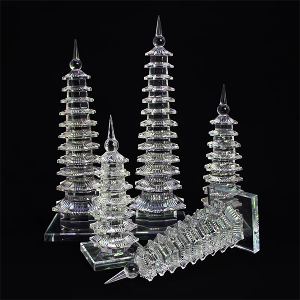 Tháp Văn Xương Pha Lê Trắng