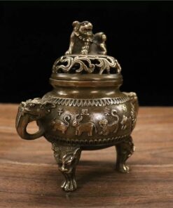Đốt Trầm Thập Nhị Chi Đồng Nắp Nghê
