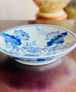 Mâm Bồng Thờ Hoa Sen Men Ngọc Chân Thấp