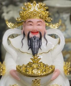 Tượng Thần Tiền/ Thần Phát Phú Quý Rồng Trắng