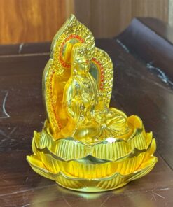 Tượng Phật Quan Âm Bồ Tát Tọa Sen Để ÔTô