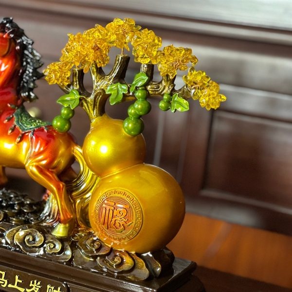 Ngựa Kéo Hồ Lô Phong Thủy