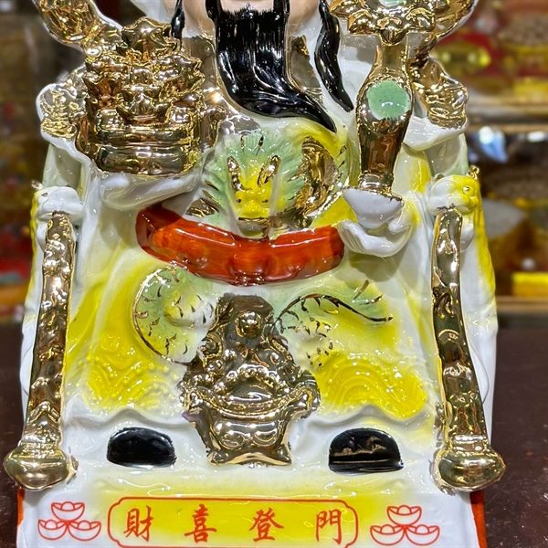 Tượng Thần Phát/ Tượng Thần Tiền Triệu Công Minh Sứ Dát Kim