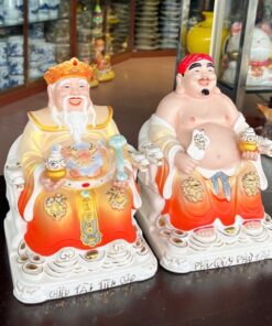 Tượng Thần Tài Thổ Địa Sứ Đỏ Đài Loan