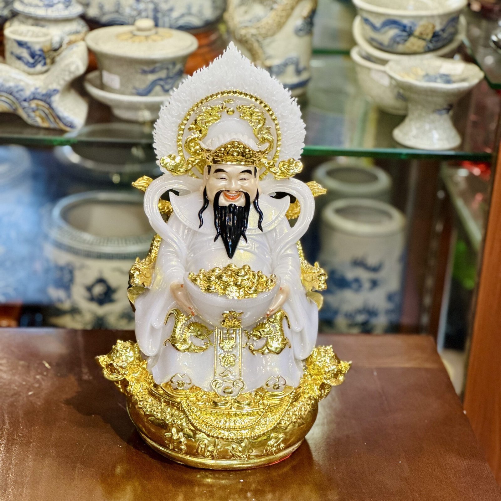 Tượng Thần Tiền Triệu Công Minh Địa Hiệu Ứng Đồng Trắng