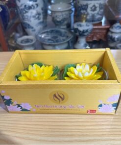 Nến Bơ Hoa Sen Tịnh Tâm 24h
