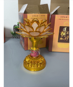 Đài Tụng Kinh Hoa Sen Dùng Pin