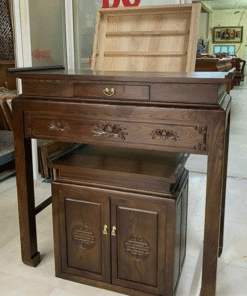 Án Gian/Ban Thờ Chung Cư Gỗ Sồi AGBT11