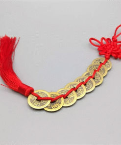 Dây Tiền Bát Trạch/ Dây Tiền Xu 8 Đồng