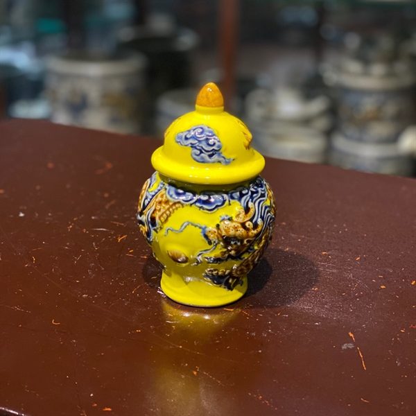Chóe Thờ Men Vàng Hoàng Kim Đắp Nổi