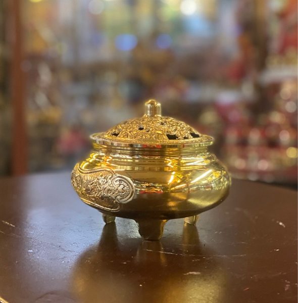 Đốt Trầm Đồng Vàng
