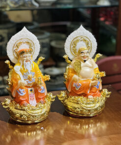 Tượng Thần Tài Thổ Địa Hiệu Ứng Đồng Cam