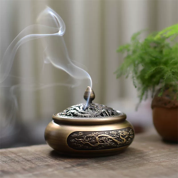 Đốt Trầm Nắp Dáng Bẹt Hiện Đại