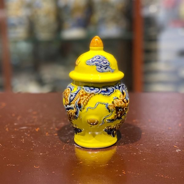 Chóe Thờ Men Vàng Hoàng Kim Đắp Nổi