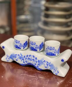 Kỷ Ngai 3 Chén Men Ngọc