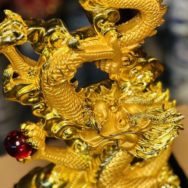Tượng Rồng Phong Thủy Nắm Long Châu