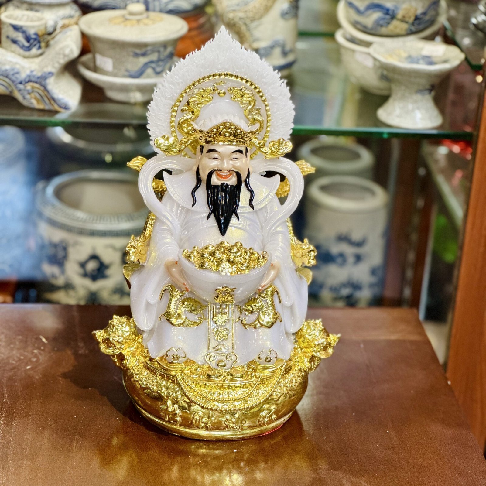 Tượng Thần Tiền Triệu Công Minh Địa Hiệu Ứng Đồng Trắng