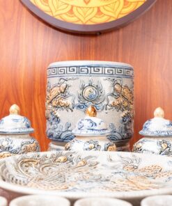 Bộ Thờ Thần Linh Men rạn Đắp Nổi BTTLMRDN1