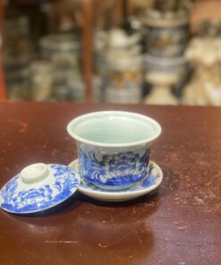 Bát Sâm/Bát Nước Hoa Sen Men Ngọc
