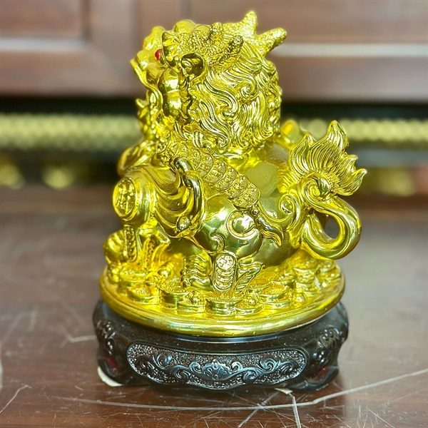 Tỳ Hưu Phong Thủy Đế Xoay Vàng Kim