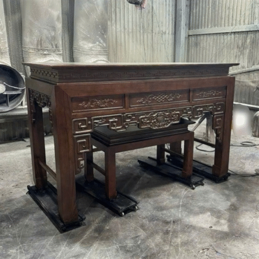 Án Gian/Bàn Thờ Chung Cư Gỗ Sồi AGBT06
