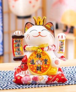 Mèo Thần Tài Đế Vương Chiêu Tài Tiến Bảo 21cm