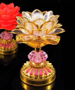 Đài Tụng Kinh Hoa Sen Dùng Pin
