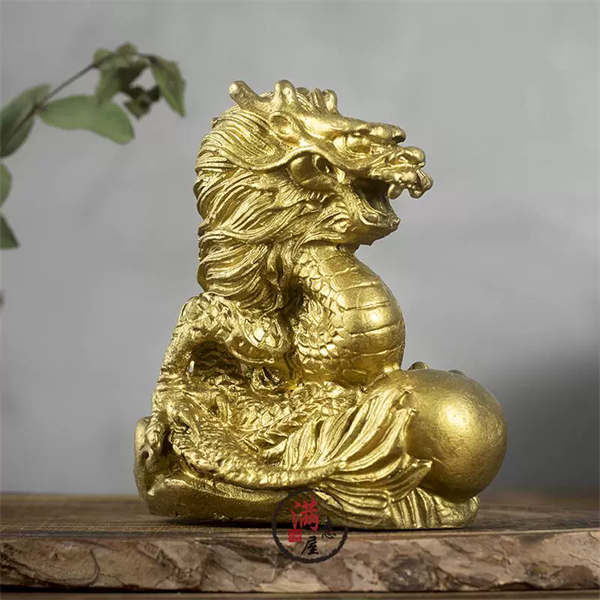 Rồng Đồng Ôm Long Châu Phong Thủy