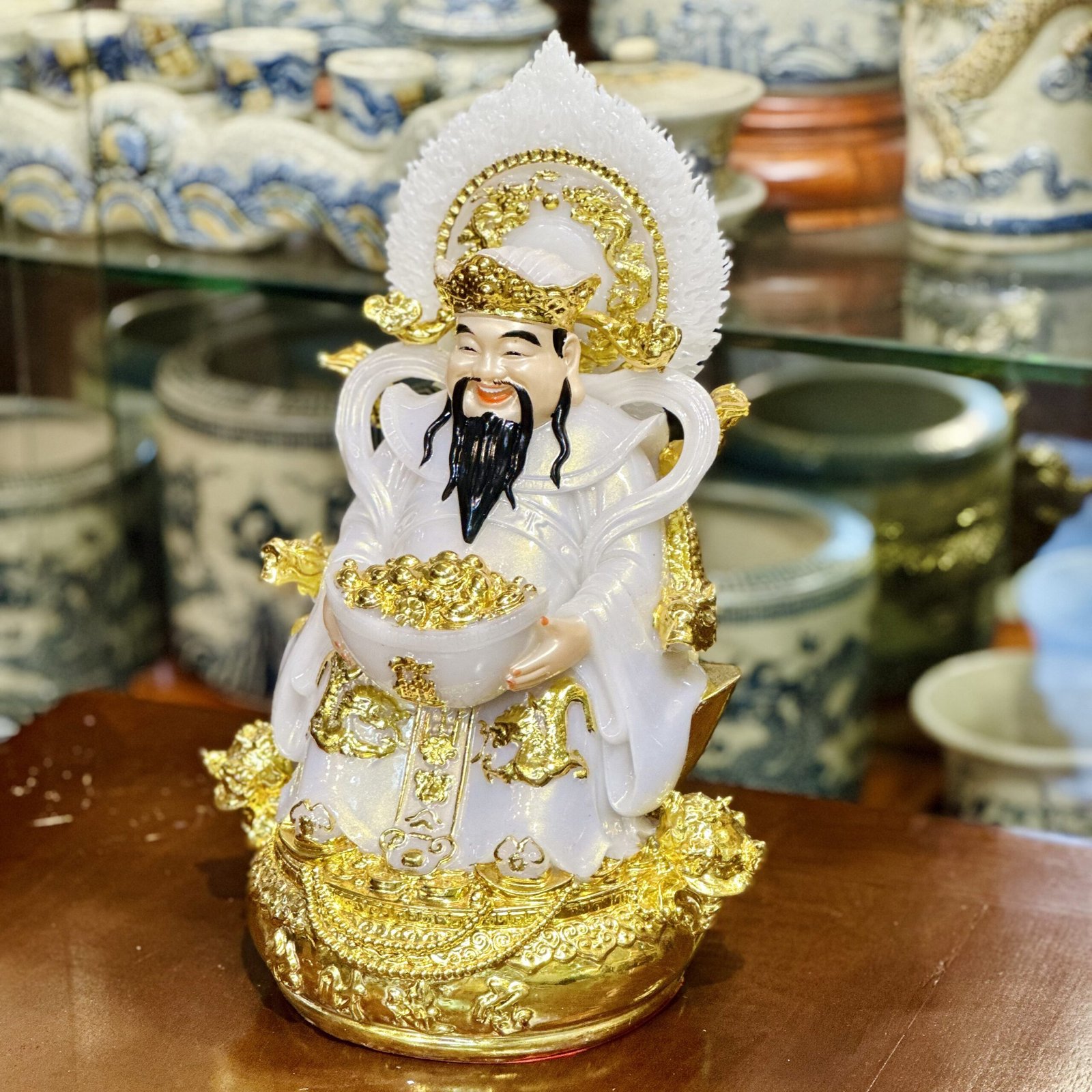 Tượng Thần Tiền Triệu Công Minh Địa Hiệu Ứng Đồng Trắng