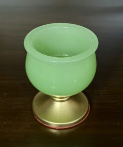 Chén Thờ Lưu Ly Xanh Bọc Đồng