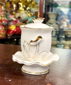 Choé Thờ Sứ Liên Hoa Trắng