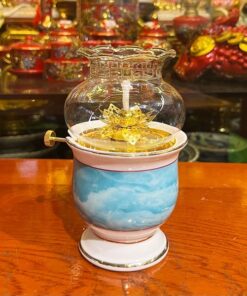 Đèn Dầu Vân Đá Xanh