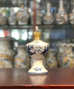 Đèn Dầu Men Rạn Vẽ