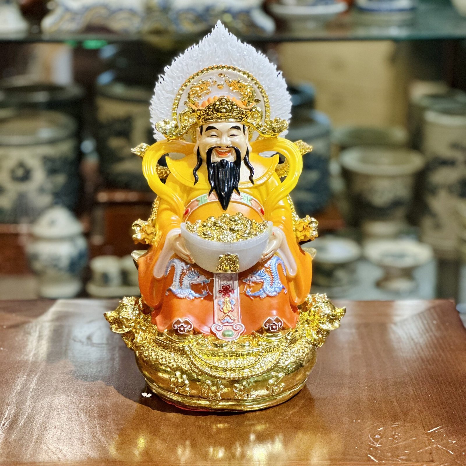 Tượng Thần Tiền Triệu Công Minh Địa Hiệu Ứng Đồng Cam