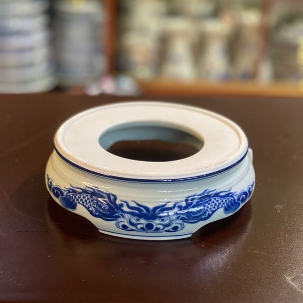 Chân Đế Bát Hương Sứ Men Ngọc - Ảnh 2