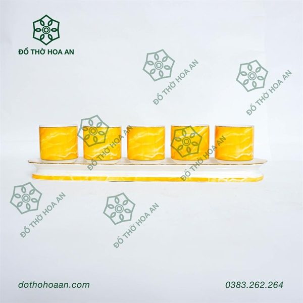Khay Nước Vân Đá Vàng - Ảnh 4