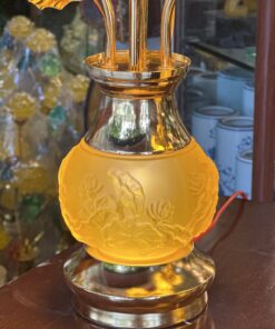 Đèn Thờ Hoa Sen 3 Bông Lưu Ly Minh Liên