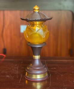 Đèn Thờ Chóp Sen Vàng