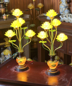 Đèn Thờ 5 Bông Lưu Ly Trường Minh