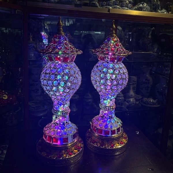 Đèn Thờ Chóp Thân Pha Lê