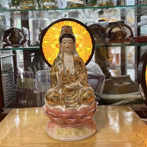 Đèn Hào Quang Tranh Trúc Chỉ Mandala
