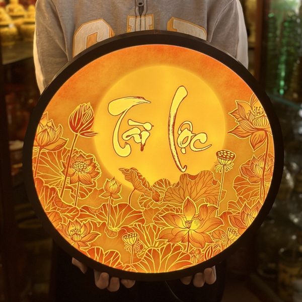 Đèn Hào Quang Tranh Trúc Chỉ Tài Lộc
