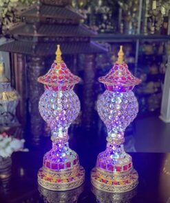 Đèn Thờ Chóp Thân Pha Lê