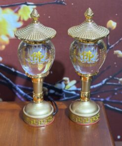 Đèn Thờ 1 Bông Chóp Cầu Hoa Sen Cao Cấp