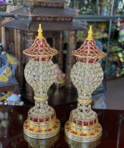 Đèn Thờ Chóp Thân Pha Lê