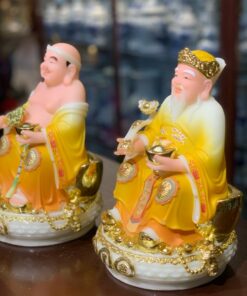 Tượng Thần Tài Thổ Địa Đá Vàng TD10