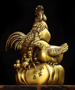 Tượng Đồng Gia Đình Gà