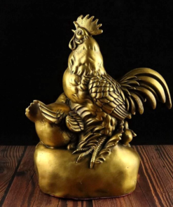 Tượng Đồng Gia Đình Gà
